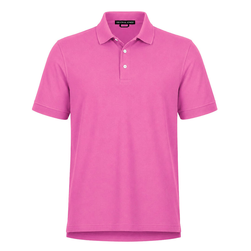 Devon & Jones - Men's Pima Pique Polo (D100 CHPNK)