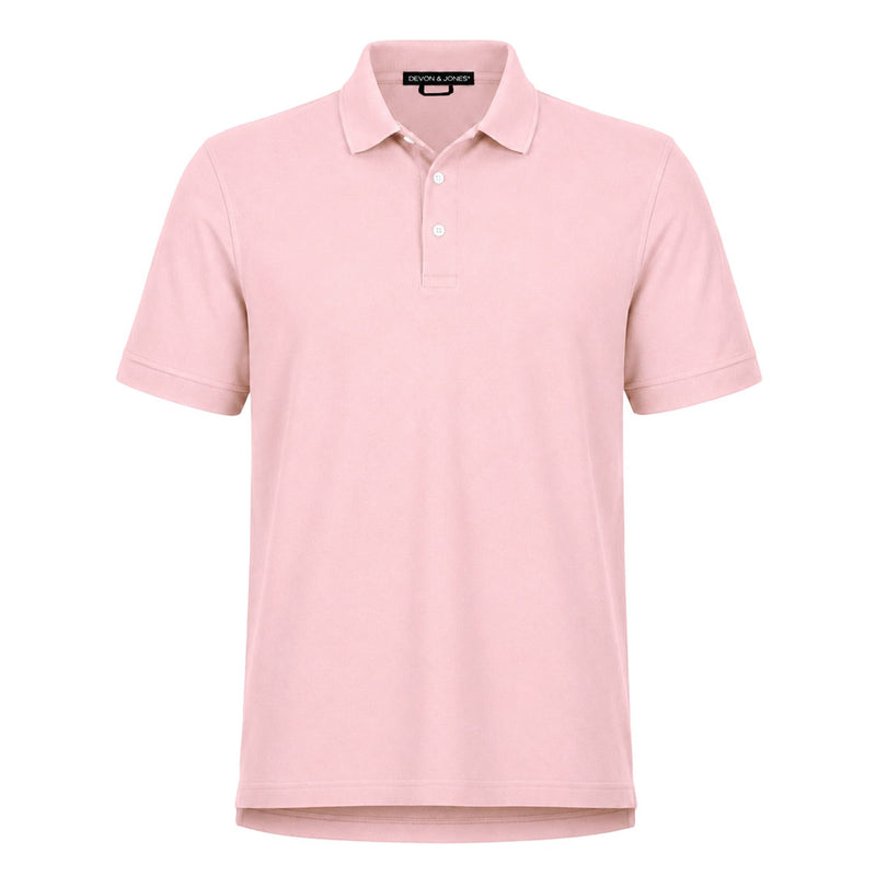 Devon & Jones - Men's Pima Pique Polo (D100 PINK)