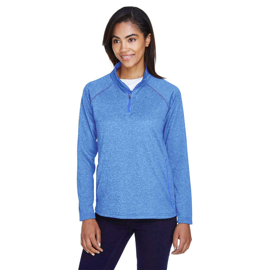 Devon & Jones - Women's 1/4 Zip Tech Shell Pullover (DG440W BF)