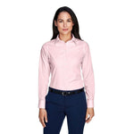 Devon & Jones - Women's Crown Collection Banker Stripe Woven Dress Shirt (D645W 01)