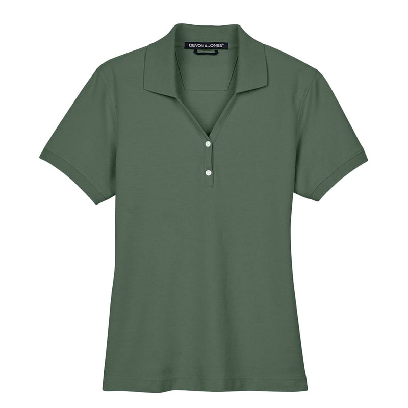 Devon & Jones - Women's Pima Pique Polo (D100W DILL)