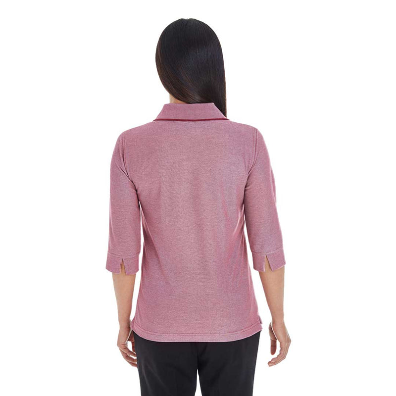 Devon & Jones - Women's Pima-Tech Oxford Pique Polo (DG220W BUR)