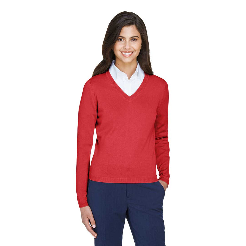 Devon & Jones - Women's V Neck Sweater (D475W 52)