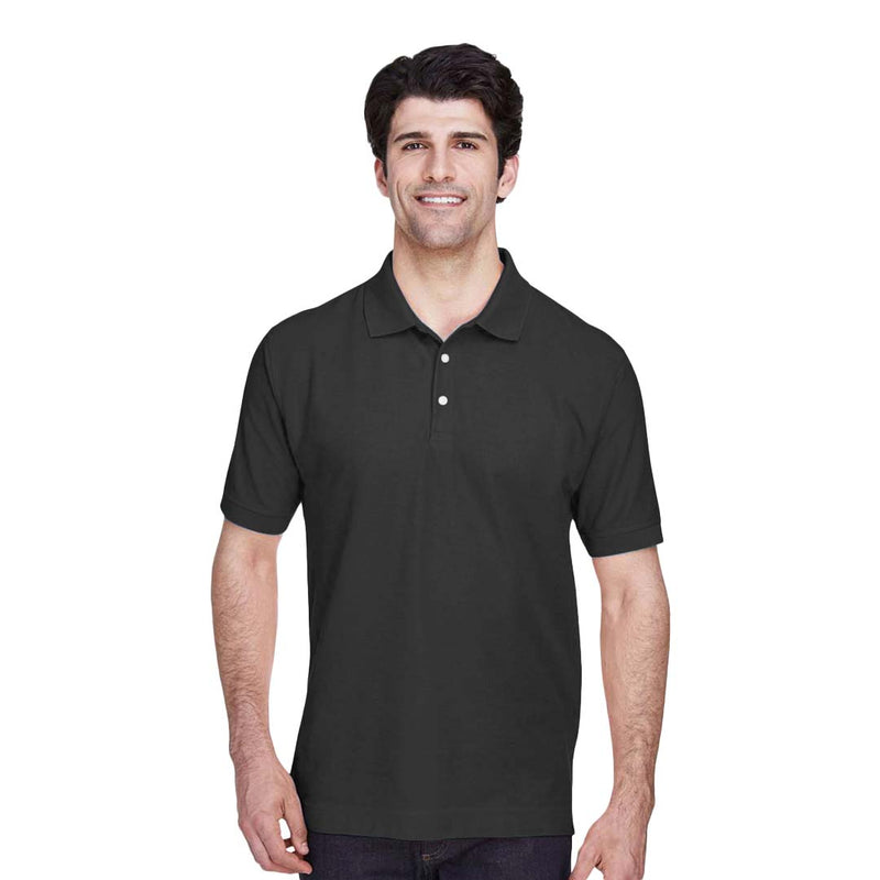 Devon & Jones - Men's Tall Pima Pique Polo (D100T BLK)