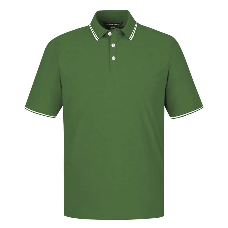 Devon & Jones - Men's Tipped Perfect Interlock Polo (D140 FOCR)