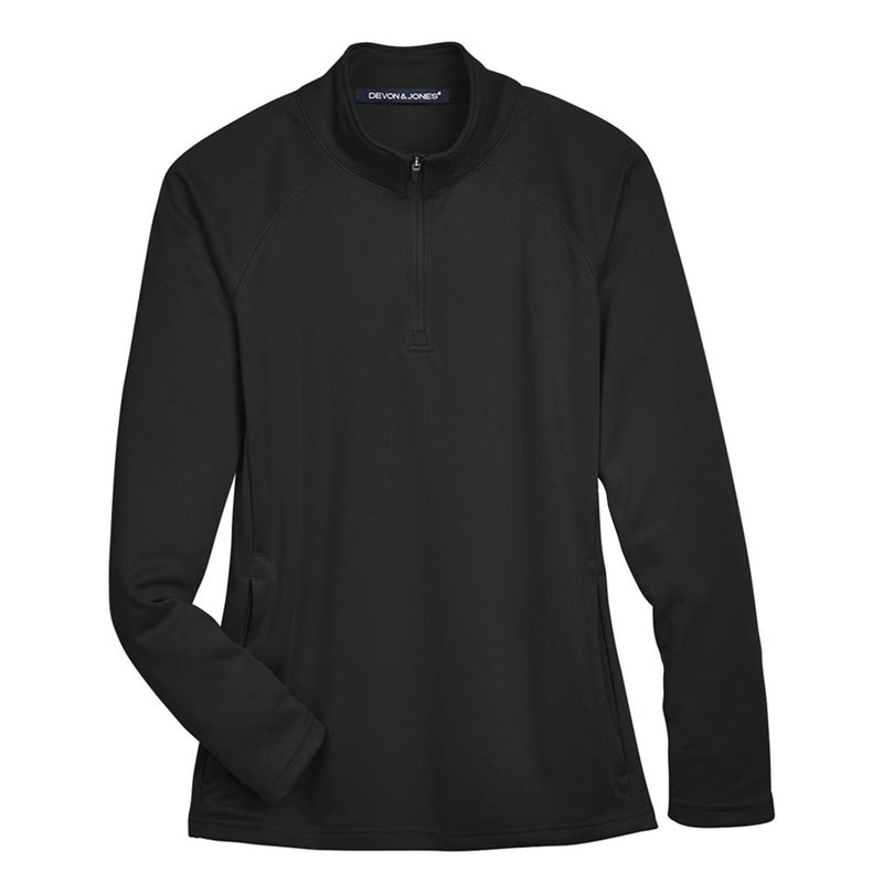 Devon & Jones - Women's 1/4 Zip Tech Shell Pullover (DG440W 51)