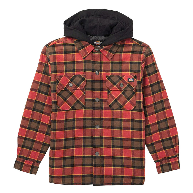 Dickies - Kids' (Junior) Quilt Lined Woven Twill Flannel Shirt Jacket (A85WVJ57)