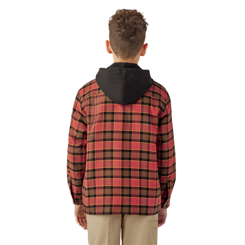 Dickies - Kids' (Junior) Quilt Lined Woven Twill Flannel Shirt Jacket (A85WVJ57)
