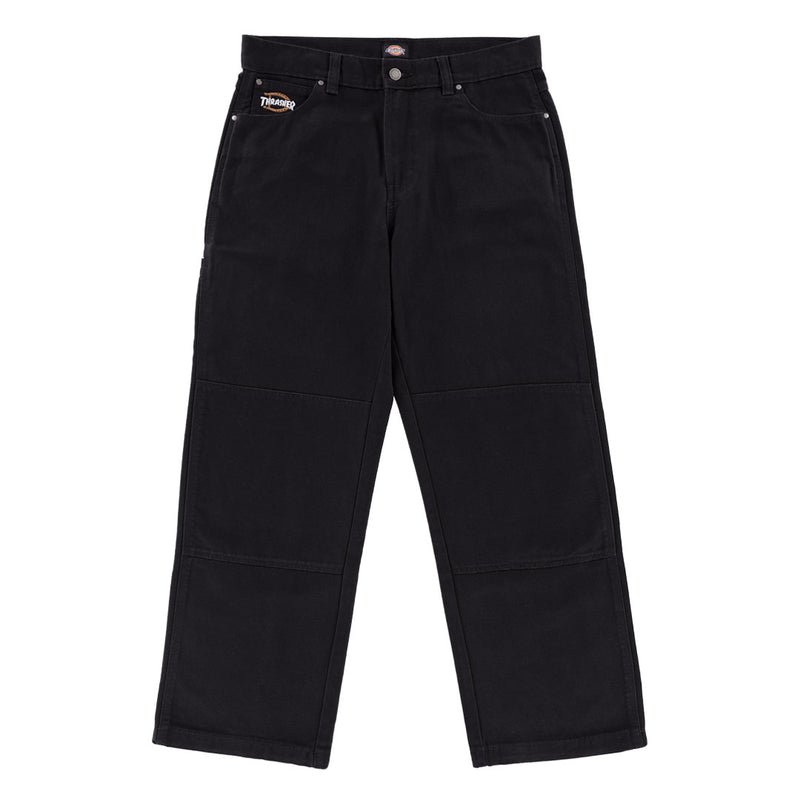 Dickies - Men's Dickies x Thrasher Double Knee Woven Duck Pant (A88OPBLK)