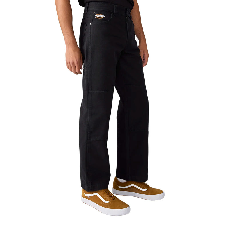 Dickies - Men's Dickies x Thrasher Double Knee Woven Duck Pant (A88OPBLK)