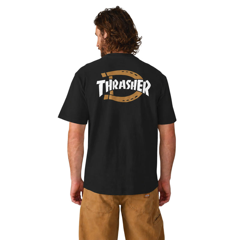 Dickies - Men's Dickies x Thrasher Graphic Short Sleeve T-Shirt (A88IUBLK)