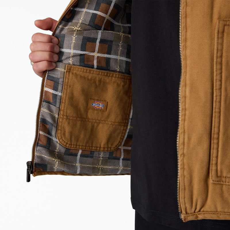 Dickies - Men's Dickies x Thrasher Reversible Quit Lined Padded Vest (A88IT0BD)