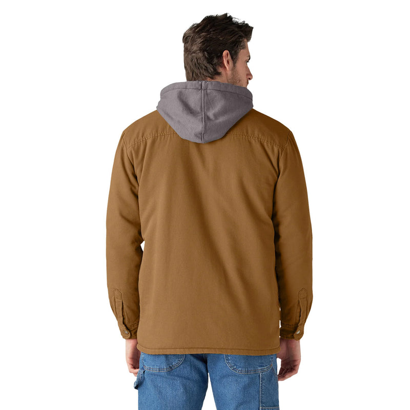 Dickies - Men's Duck Insulated Hooded Shirt Jacket (TJ213BD)