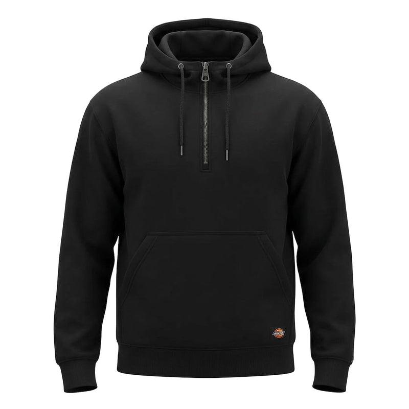 Dickies - Men's Fleece 1/4 Zip Hoodie (A85XHBLK)