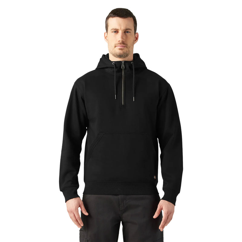 Dickies - Men's Fleece 1/4 Zip Hoodie (A85XHBLK)