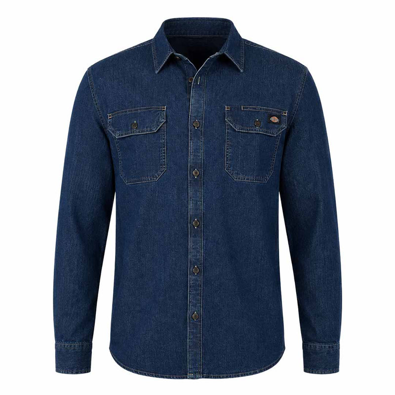 Dickies - Men's Flex Denim Long Sleeve Shirt (WL301MW2)