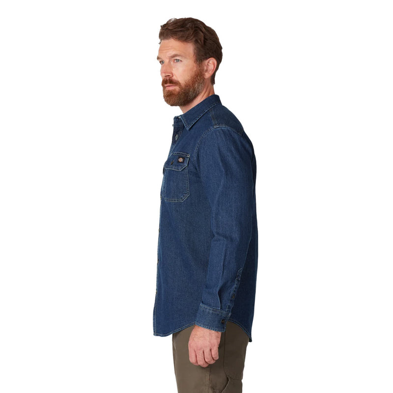 Dickies - Men's Flex Denim Long Sleeve Shirt (WL301MW2)