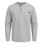 Dickies - Men's Heavyweight Henley Long Sleeve T-Shirt (WL451HG)