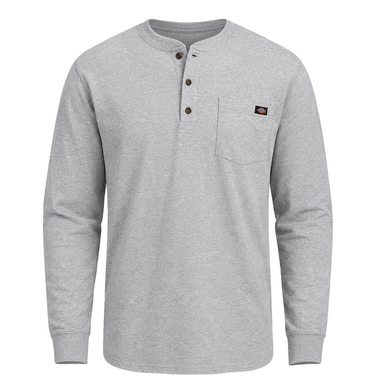 Dickies - Men's Heavyweight Henley Long Sleeve T-Shirt (WL451HG)