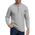 Dickies - Men's Heavyweight Henley Long Sleeve T-Shirt (WL451HG)
