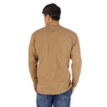 Dickies - Men's Heavyweight Long Sleeve Henley T-Shirt (WL451HBDH)