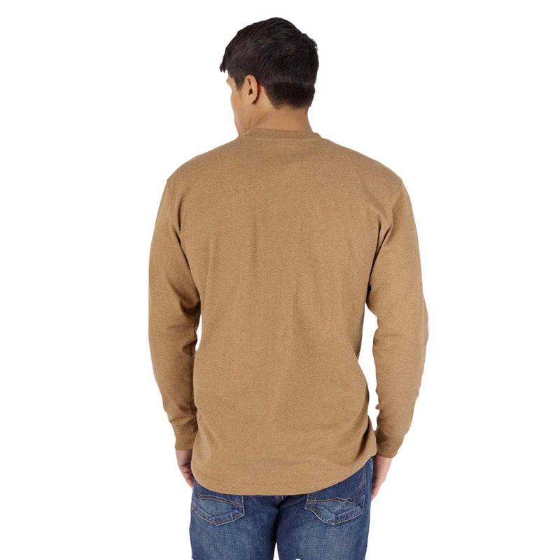 Dickies - Men's Heavyweight Long Sleeve Henley T-Shirt (WL451HBDH)
