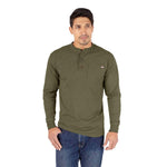 Dickies - Men's Heavyweight Long Sleeve Henley T-Shirt (WL451HMLD)