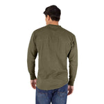 Dickies - Men's Heavyweight Long Sleeve Henley T-Shirt (WL451HMLD)