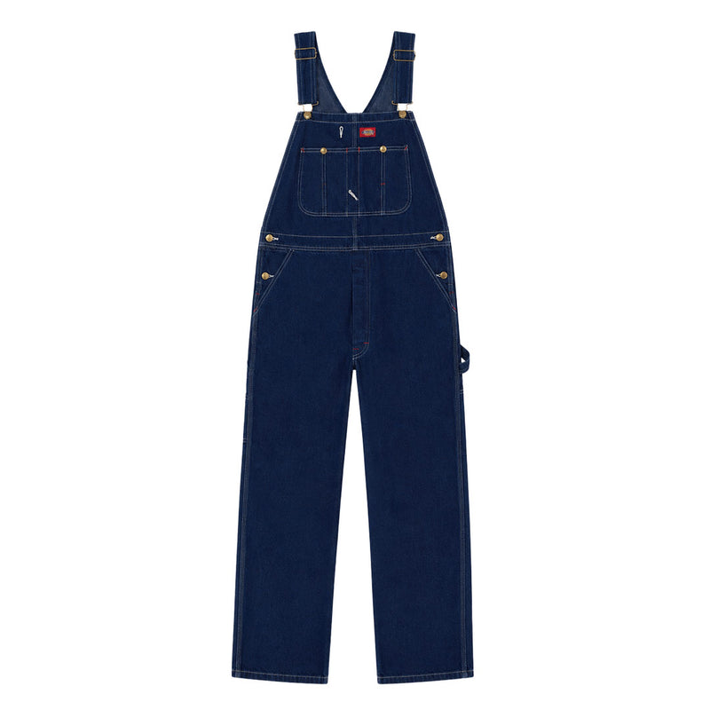 Dickies - Men's Indigo Zip Fly Bib Overalls (DB100RNB)
