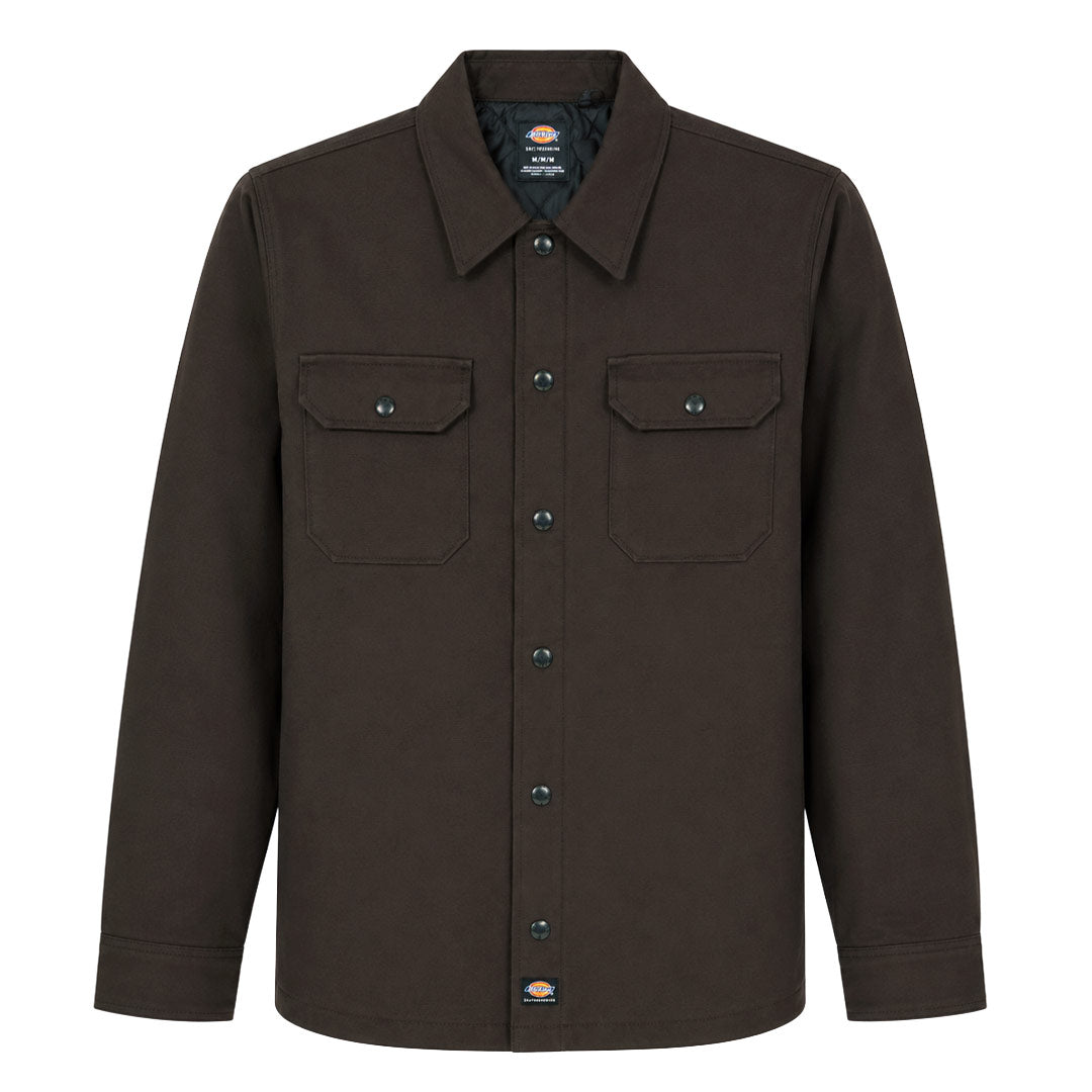 Dickies - Men's Quilt Lined Woven Duck Snap Jacket (A85SI0DB
