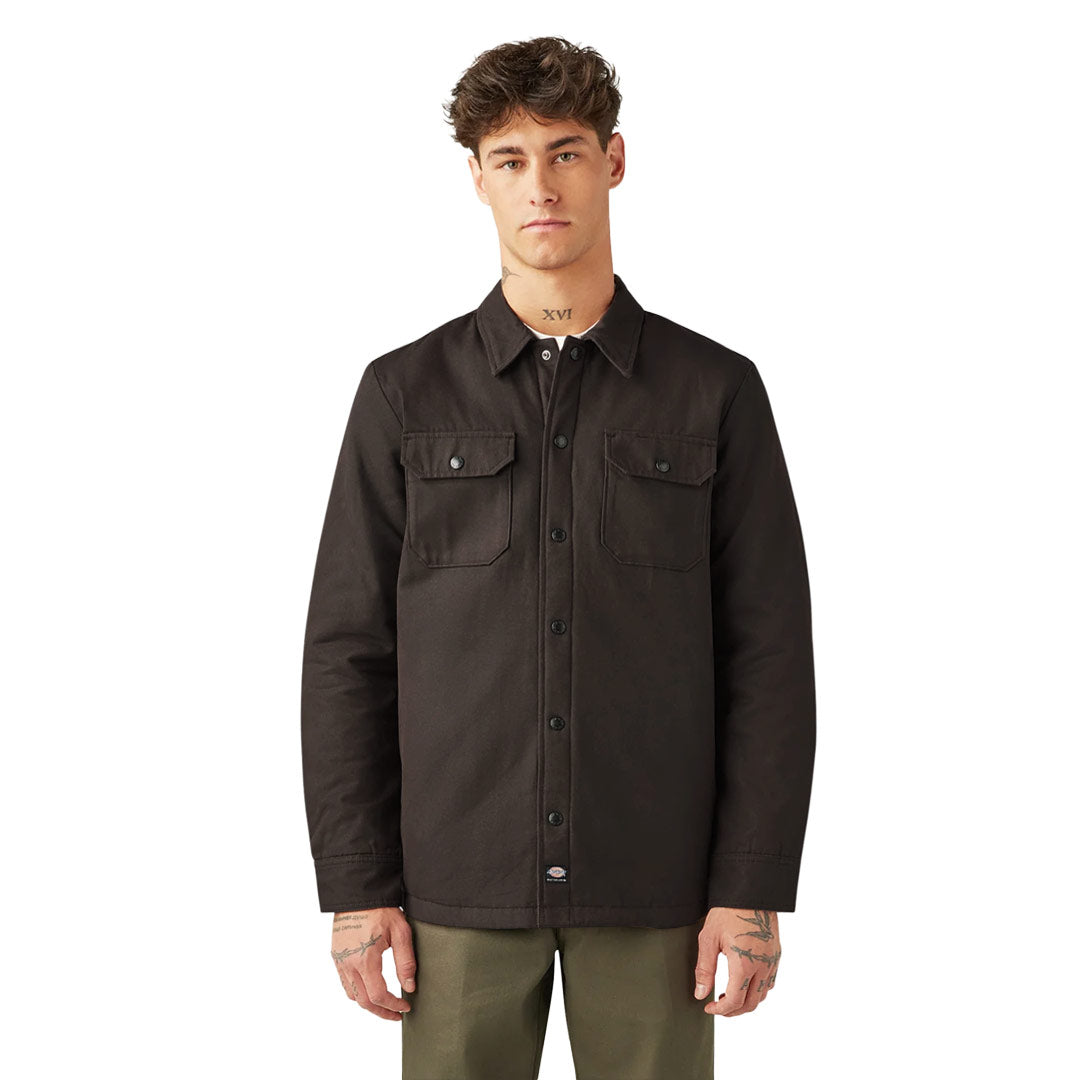 Dickies - Men's Quilt Lined Woven Duck Snap Jacket (A85SI0DB