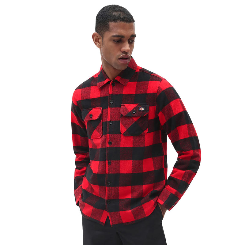 Dickies - Men's Sacramento Plaid Long Sleeve Shirt (WLR23PAE)