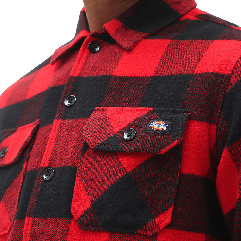 Dickies - Men's Sacramento Plaid Long Sleeve Shirt (WLR23PAE)