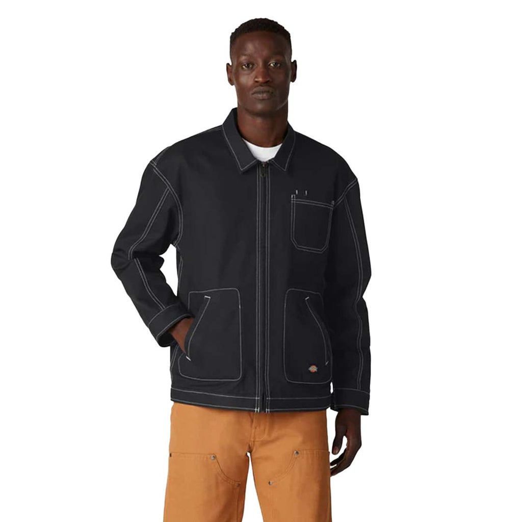 Dickies - Men's Twill Lined Ike Jacket (TJR01BKX)