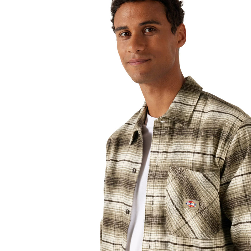 Dickies - Men's Woven Plaid Flannel Long Sleeve Shirt (A86530IP)