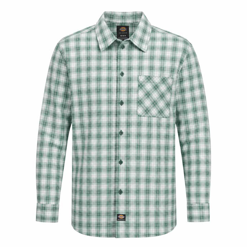 Dickies - Men's Woven Plaid Poplin Long Sleeve Shirt (A85SF0LN)