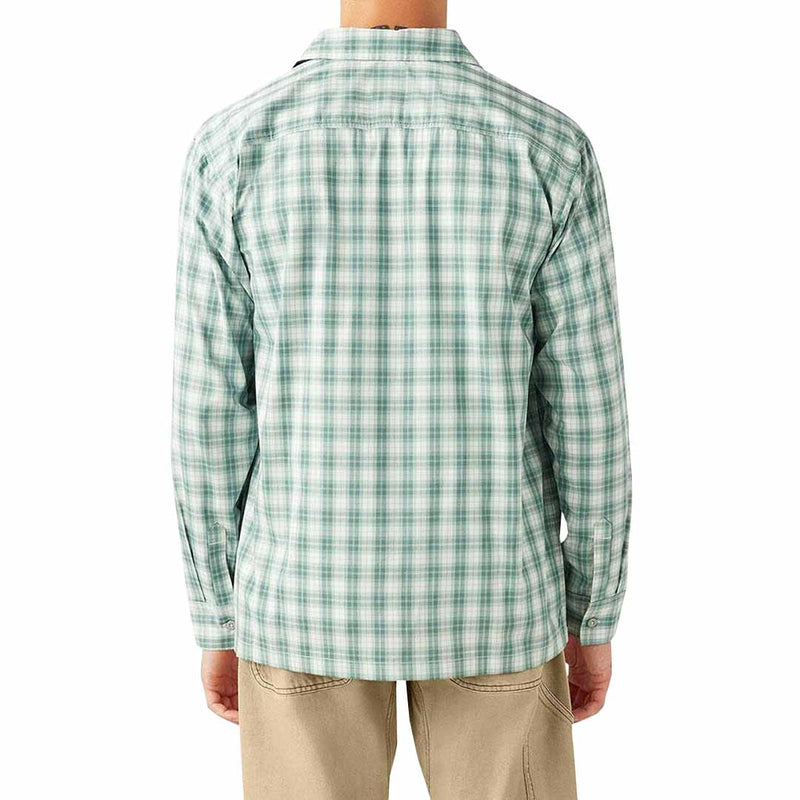 Dickies - Men's Woven Plaid Poplin Long Sleeve Shirt (A85SF0LN)