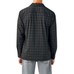 Dickies - Men's Woven Plaid Poplin Long Sleeve Shirt (A85SFBLK)