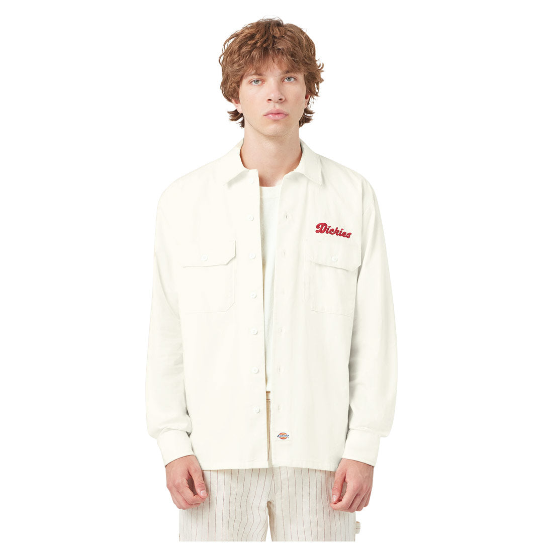 Dickies - Men's Woven Twill Lewistown Long Sleeve Work Shirt