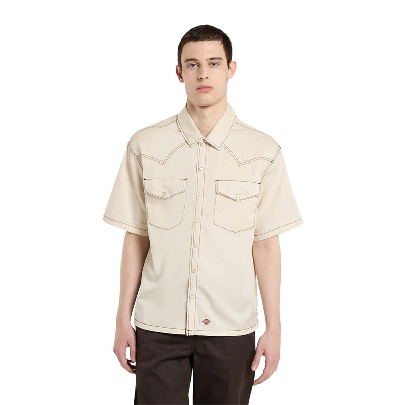 Dickies - Men's Woven Twill River Ranch Short Sleeve Work Shirt (A4Z7MF90)