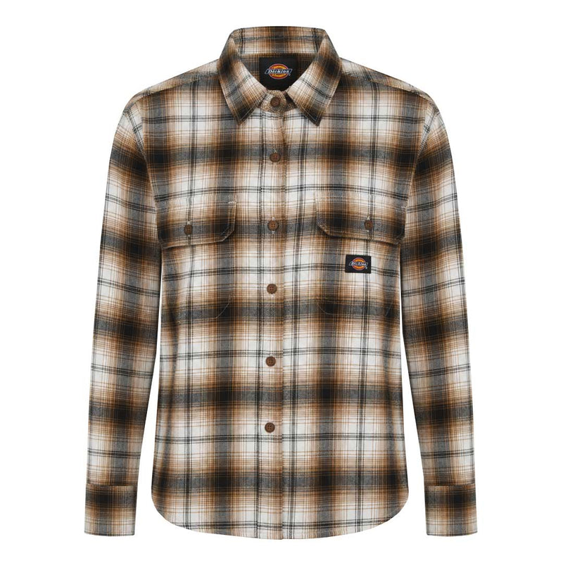 Dickies - Women's Flannel Plaid Long Sleeve Shirt (FLR52WPB)