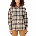 Dickies - Women's Flannel Plaid Long Sleeve Shirt (FLR52WPB)