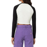 Dickies - Women's Knit Long Sleeve Crop Top (FLR18KBK)