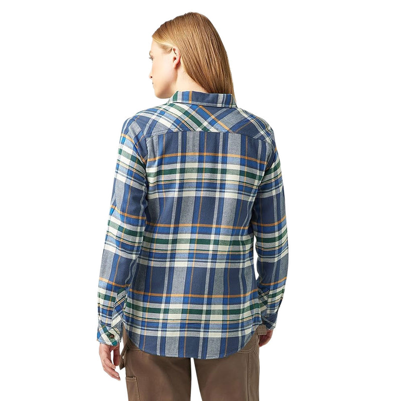 Dickies - Women's Long Sleeve Flannel Plaid Shirt (FL0750DM)