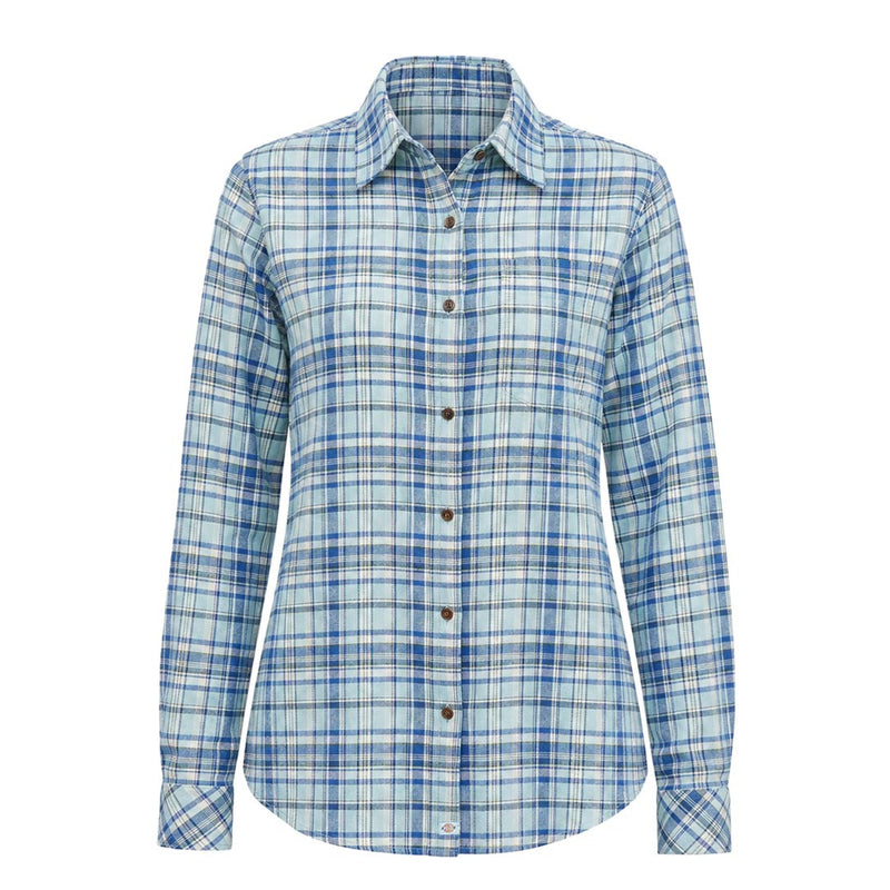 Dickies - Women's Long Sleeve Flannel Plaid Shirt (FL075B2Y)