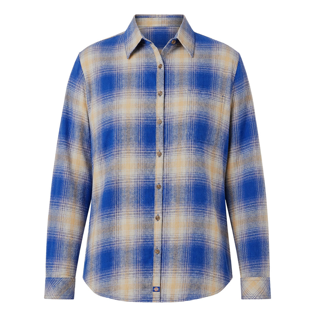 Dickies - Women's Long Sleeve Flannel Plaid Shirt (FL075C1J) – SVP