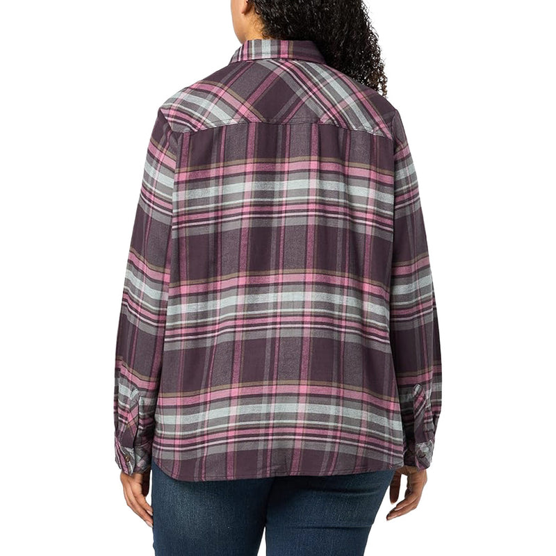 Dickies - Women's Long Sleeve Flannel Plaid Shirt (FL075J56)