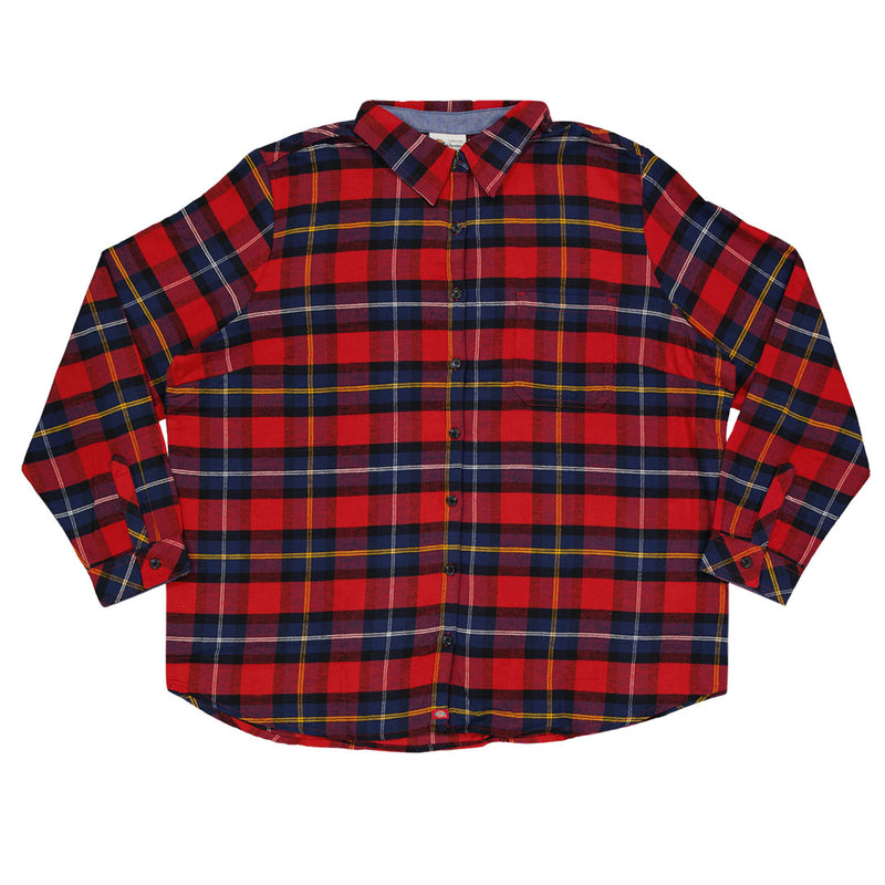 Dickies - Chemise en flanelle à carreaux à manches longues pour femme (grande taille) (FLW075A1D) 