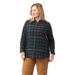 Dickies - Chemise en flanelle à carreaux à manches longues pour femme (grande taille) (FLW075A1W) 