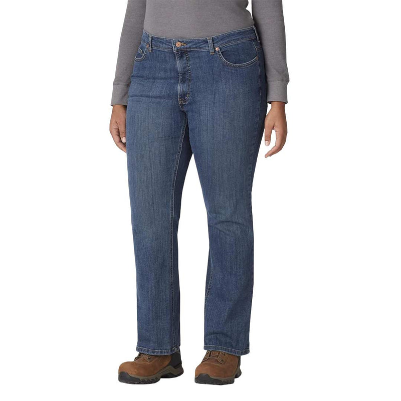 Dickies - Women's Perfect Shape Bootcut Jeans (Plus Size) (FDW147SNB)